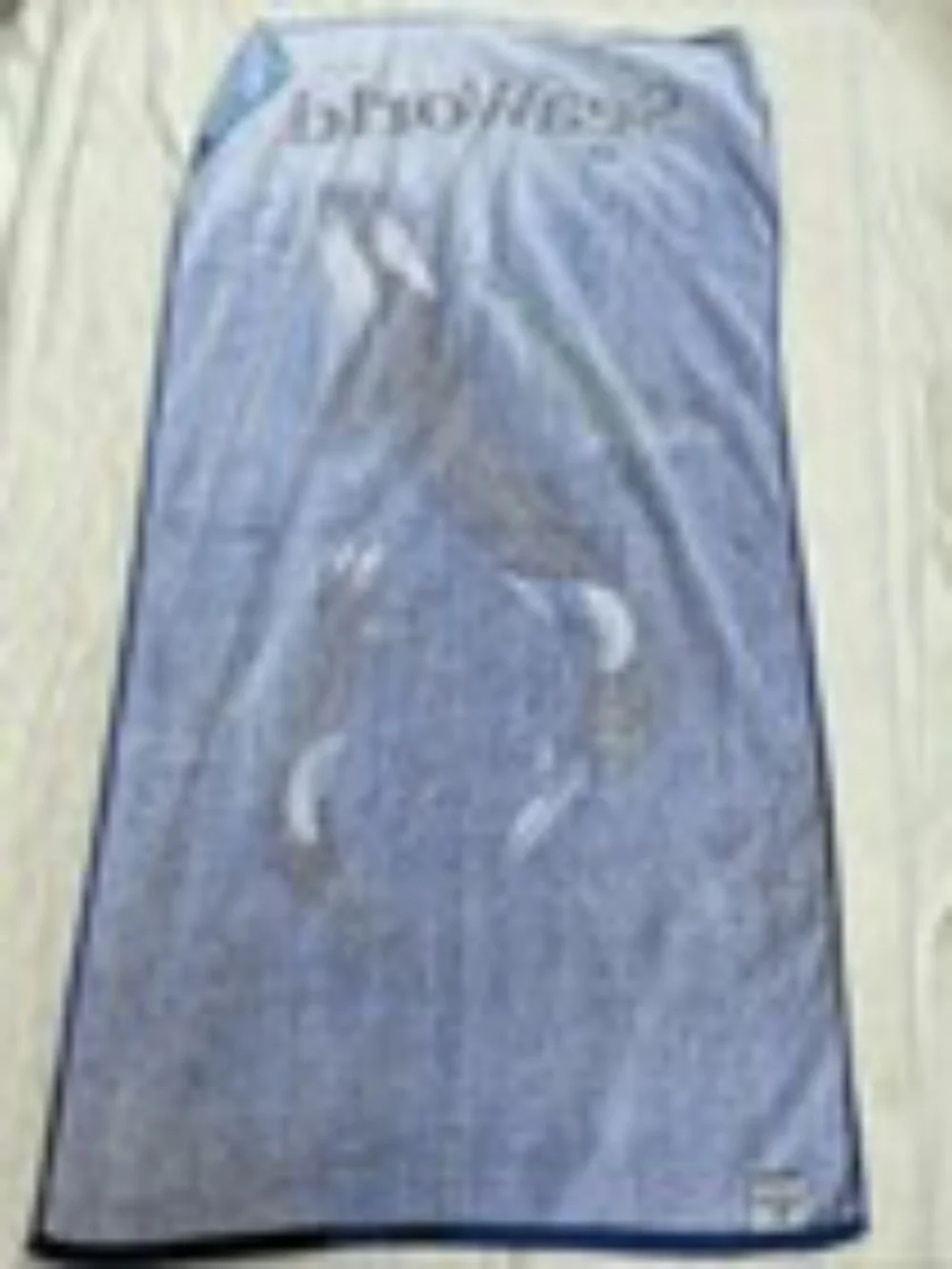 SeaWorld Beach Bath Towel Shamu Orca Whales 100% Cotton 54